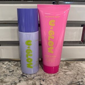 My Beauty Spot U Glow Face Wash Set - Pink and Purple